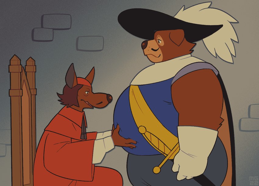 cardinal richelieu and widimer (dogtanian and the three muskehounds) created by greenendorf