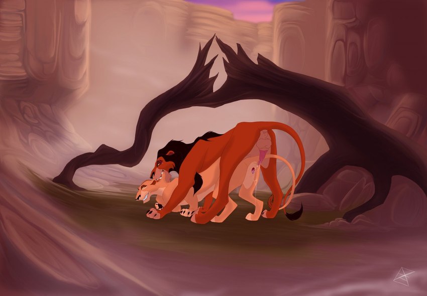 scar and zira (the lion king and etc) created by zazex