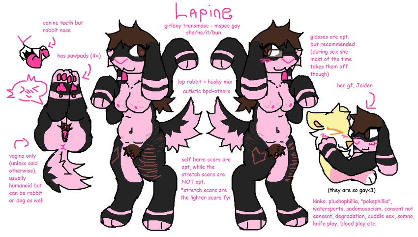 jaiden and lapine created by jackrabbit (artist)