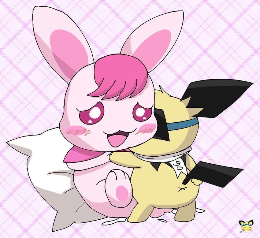 anus blush bodily_fluids cum duo eyewear female genital_fluids goggles male male/female scarf sex pichu90 nintendo pokemon pretty_cure rabirin_(healin'_good_precure) rabirin_(precure) sparks_pichu generation_2_pokemon lagomorph leporid mammal mouse murid murine pichu pokemon_(species) rabbit rodent