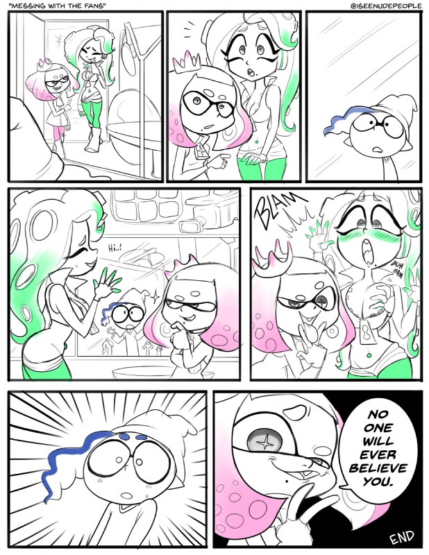 marina, off the hook, and pearl (nintendo and etc) created by iseenudepeople