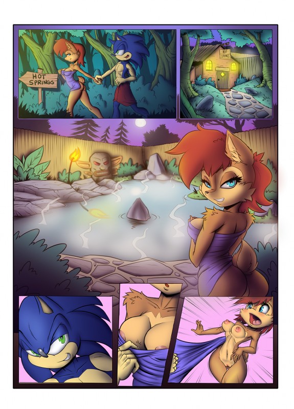 anthro areola big_breasts breasts brown_body brown_fur butt canon_couple duo erect_nipples exposed_butt female fur genitals imminent_sex male male/female nipples nude pussy ring towel towel_only blazeymix sallyhot archie_comics sega sonic_the_hedgehog_(archie) sonic_the_hedgehog_(comics) sonic_the_hedgehog_(series) sally_acorn sonic_the_hedgehog chipmunk eulipotyphlan ground_squirrel hedgehog mammal rodent sciurid 2016 comic hi_res