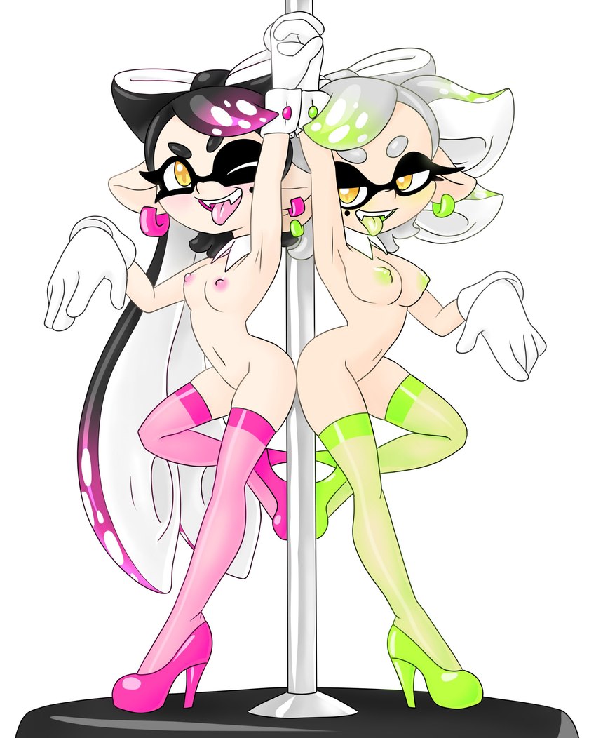 callie, marie, and squid sisters (nintendo and etc) created by thousandarms