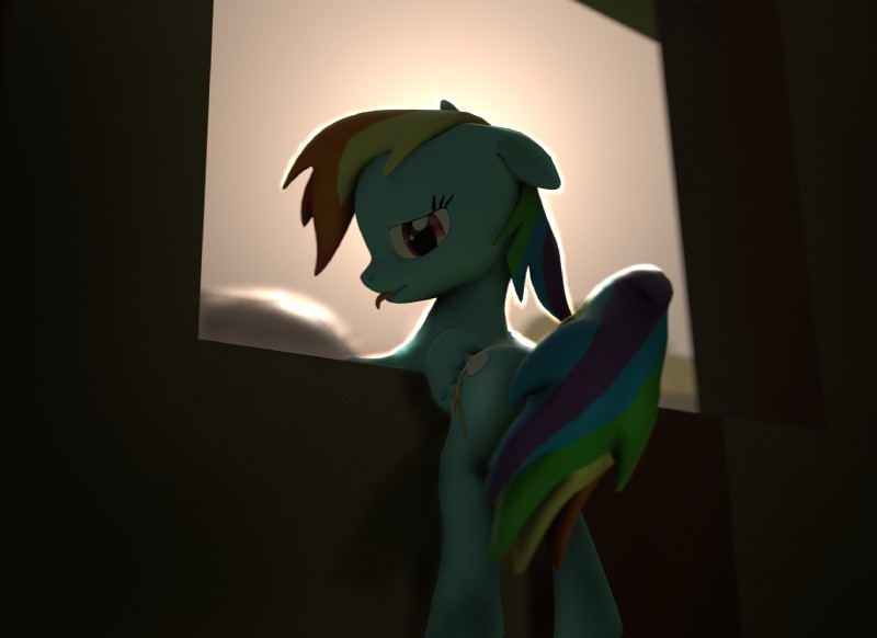 rainbow dash (friendship is magic and etc) created by mr.tektite