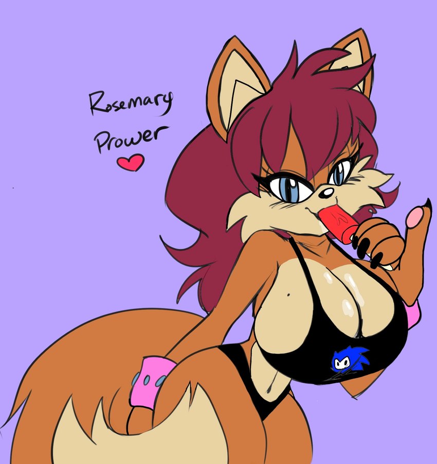 anthro bodily_fluids breasts clothing female fur hair looking_at_viewer simple_background smile solo tail text solratic third-party_edit archie_comics sega sonic_the_hedgehog_(archie) sonic_the_hedgehog_(comics) sonic_the_hedgehog_(series) rosemary_prower canid canine fox mammal colored digital_drawing_(artwork) digital_media_(artwork) english_text hi_res