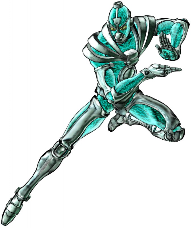 hierophant green (jojo's bizarre adventure) created by hirohiko araki