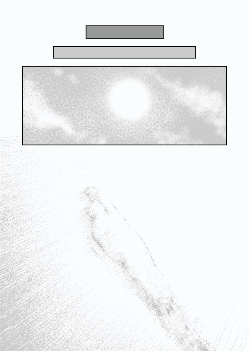 ambiguous_gender buried buried_in_snow cloud corpse human_only not_furry sky snow solo sun text oribiyo contractor human mammal comic greyscale hi_res japanese_text monochrome