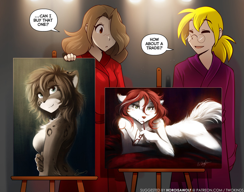 eric vaughan, kathrin vaughan, roselyn, and saria legacy (twokinds) created by tom fischbach