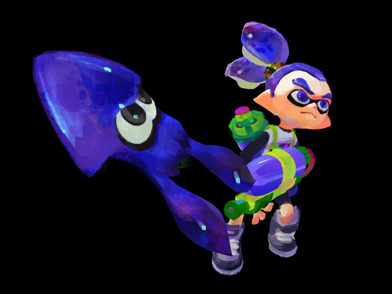 blue_eyes duo eyemask eyewear feral ink_tank_(splatoon) male pointy_ears pseudo_hair splattershot suction_cup tentacle_hair tentacles unknown_artist nintendo splatoon inkling_boy john_(splatoon) animal_humanoid cephalopod cephalopod_humanoid coleoid decapodiform humanoid inkling marine marine_humanoid mollusk mollusk_humanoid 4:3 absurd_res alpha_channel hi_res official_art