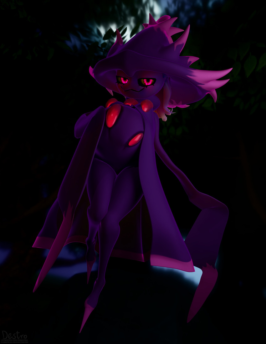 anthro clothed clothing female floating forest forest_background hat headgear headwear nature nature_background partially_clothed plant pregnant purple_body purple_eyes solo tree hdddestroyer nintendo pokemon generation_4_pokemon humanoid mismagius pokemon_(species) spirit 3d_(artwork) absurd_res digital_media_(artwork) hi_res