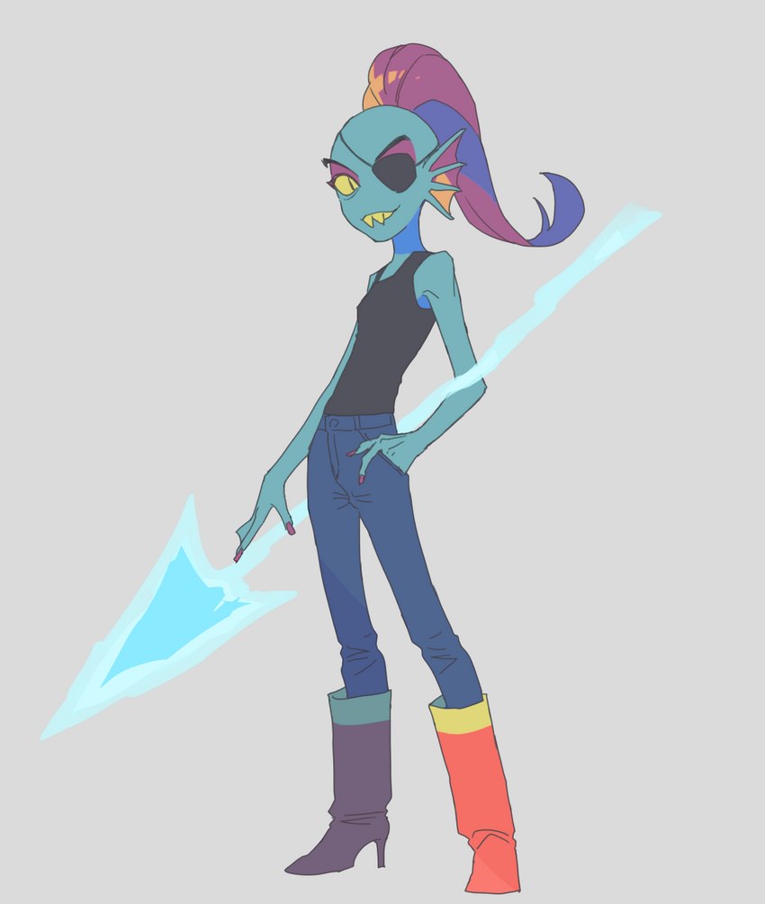 undyne (undertale (series)) created by ouse