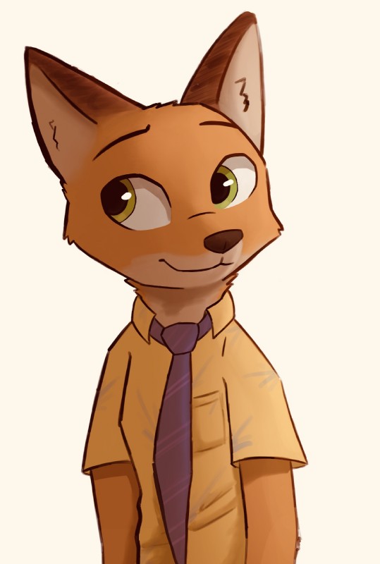 nick wilde (zootopia and etc) created by enginetrap