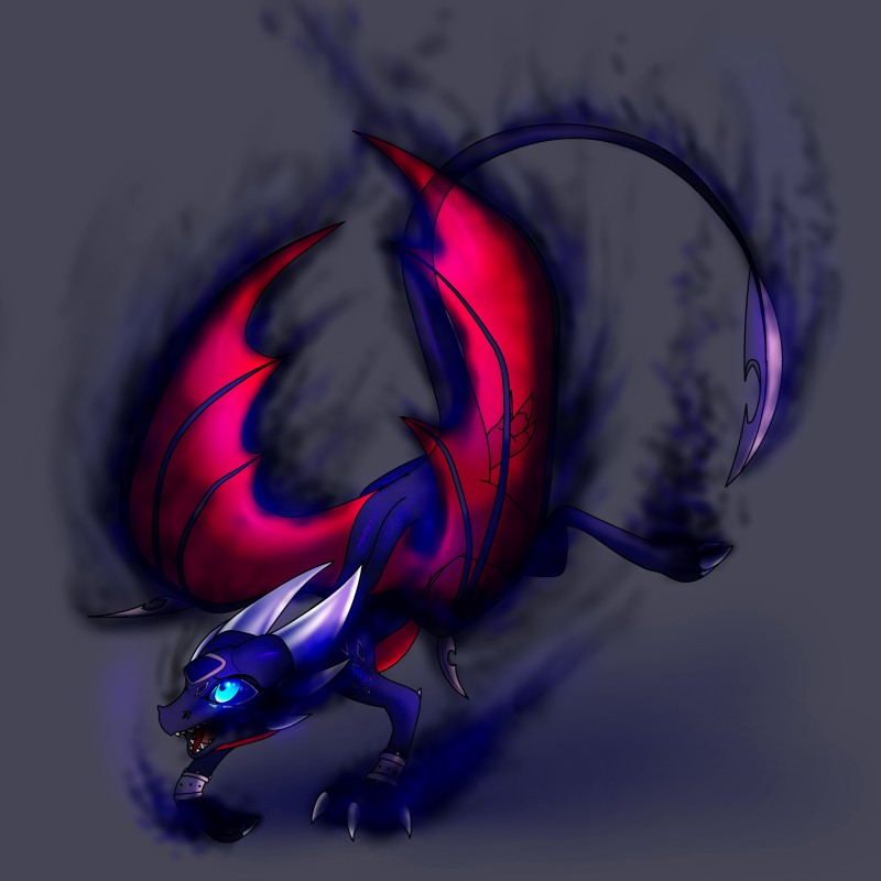 cynder (the legend of spyro and etc) created by plaguedogs123