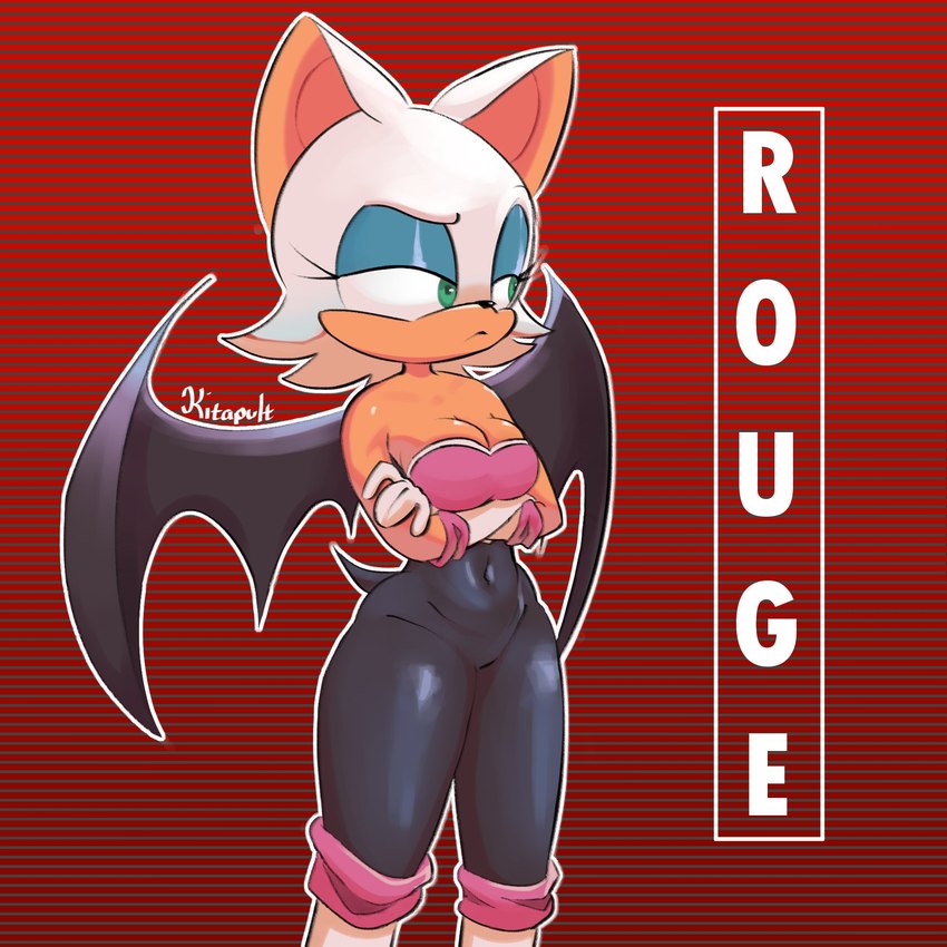 rouge the bat (sonic the hedgehog (series) and etc) created by kitapult