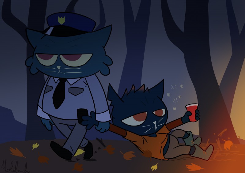 aunt molly and mae borowski (night in the woods) created by swatbot26 (artist)