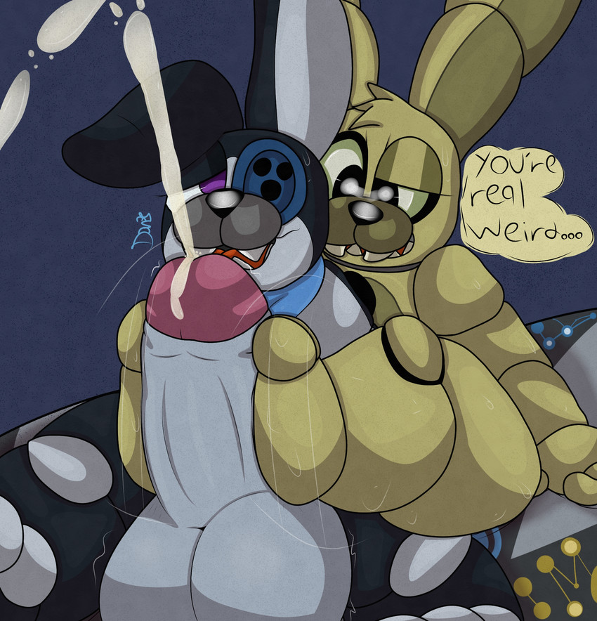 fan character and plushtrap (five nights at freddy's 4 and etc) created by plushtrapboyuwu