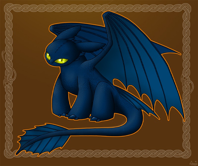 toothless (how to train your dragon and etc) created by saillestraife