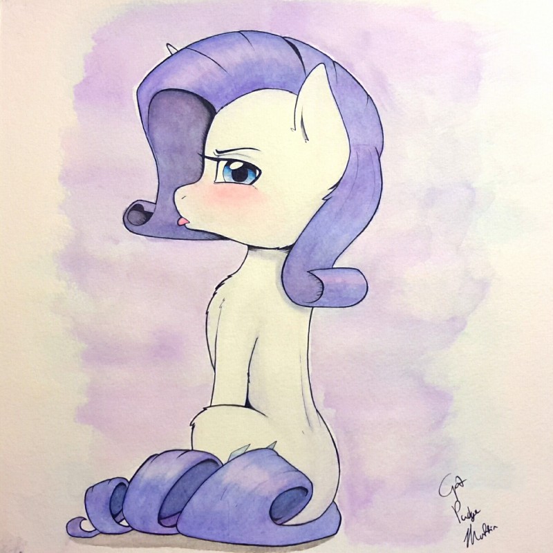 rarity (friendship is magic and etc) created by pudgeruffian