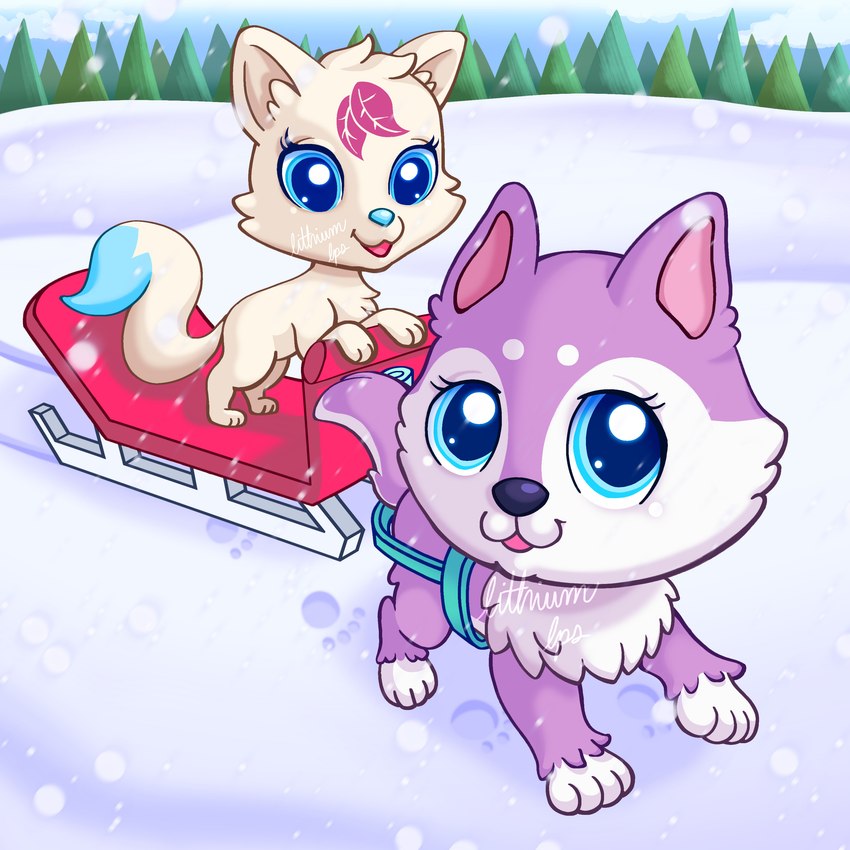 lady luck and lps 2110 (littlest pet shop and etc) created by lithiumlps