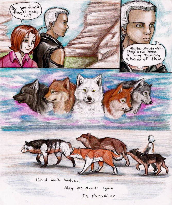 dialogue female feral male quadruped tail text natsumewolf rikku wolf's_rain wolf's_rain_next_generation coop_(wrng) hige_(wolf's_rain) kiba_(wolf's_rain) natsume_(wrng) oz_(wrng) toboe_(wolf's_rain) tsume_(wolf's_rain) zues_(wrng) canid canine canis mammal wolf colored comic english_text