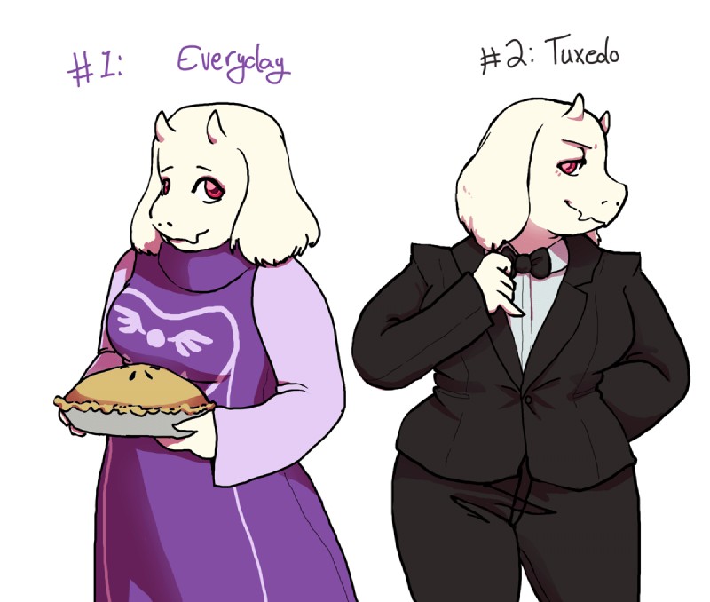 toriel (undertale (series) and etc) created by skellymor