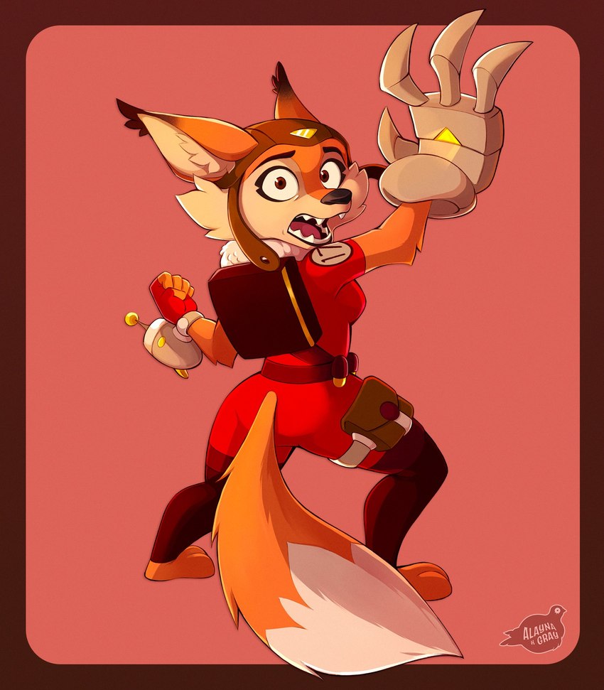 penny fox (awesomenauts) created by alaynakgray