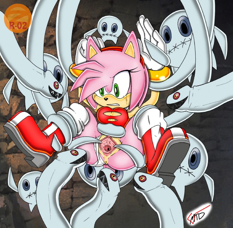 anthro big_breasts breasts female forced group pink_body rape sewn_mouth marthedog zeta_r-02 sega sonic_the_hedgehog_(series) amy_rose boo_(sonic) eulipotyphlan ghost hedgehog mammal spirit hi_res