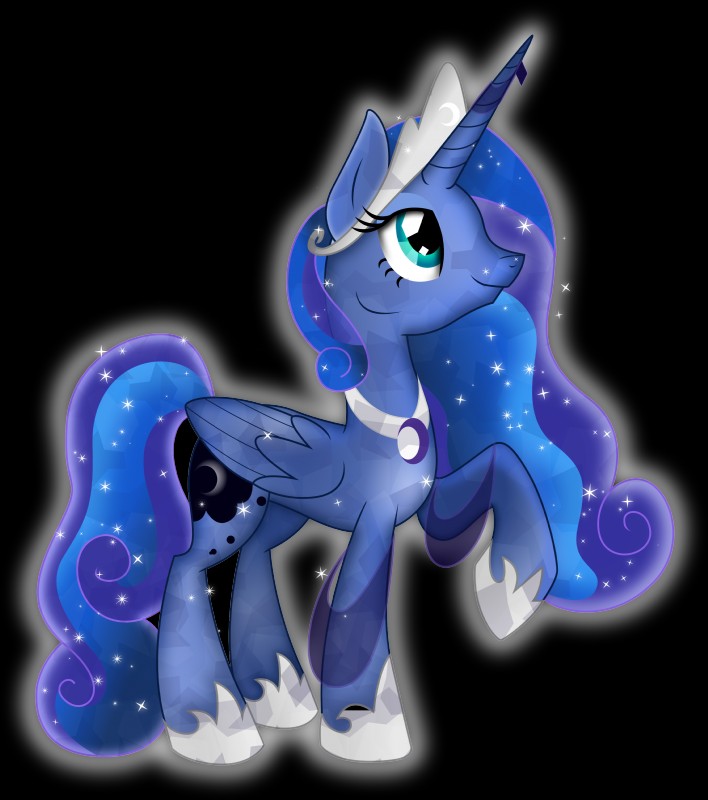 princess luna (friendship is magic and etc) created by theshadowstone