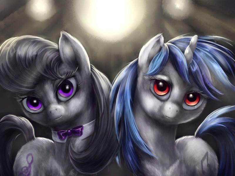 octavia and vinyl scratch (friendship is magic and etc) created by viwrastupr