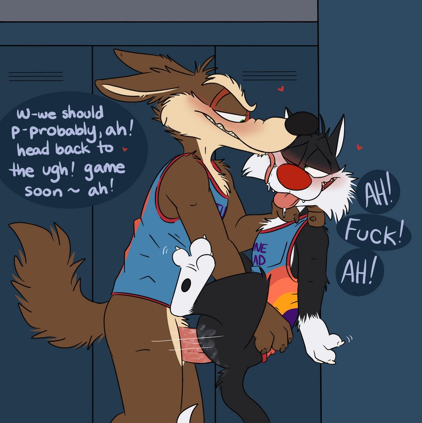 sylvester and wile e. coyote (space jam: a new legacy and etc) created by rotten robbie