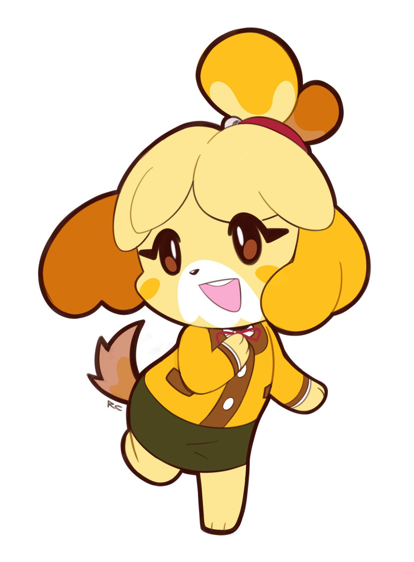 isabelle (animal crossing and etc) created by artsy-rc