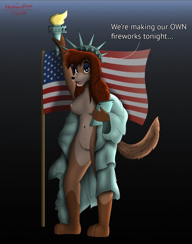 rita and statue of liberty (oliver and company and etc) created by alpha rain