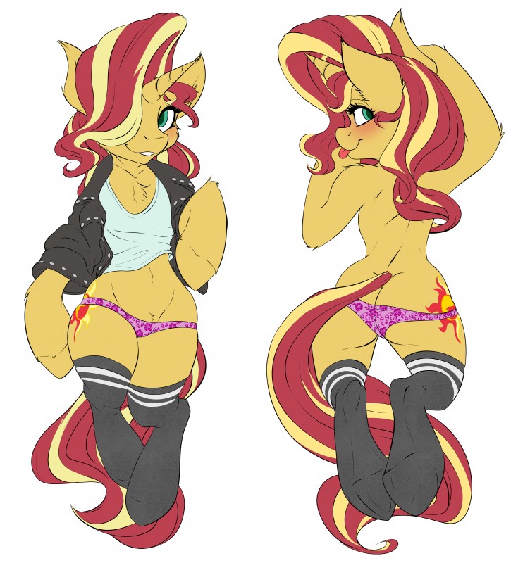 sunset shimmer (equestria girls and etc) created by drizziedoodles