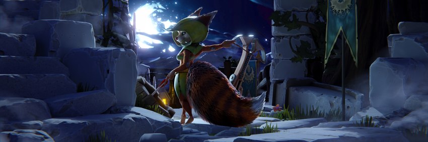 anthro arbalist arrow_(weapon) building cape clothed clothing crossbow female holding_object holding_ranged_weapon holding_weapon house looking_at_viewer night ranged_weapon smile solo wall_(structure) weapon ano_delta dota valve hoodwink_(dota) hoodwink_(vlad-lox) mammal rodent sciurid tree_squirrel 3:1 3d_(artwork) digital_media_(artwork) hi_res