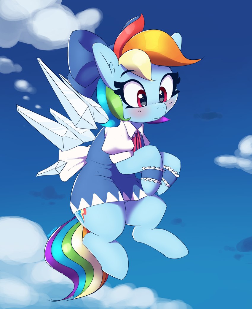 rainbow dash (friendship is magic and etc) created by pabbley