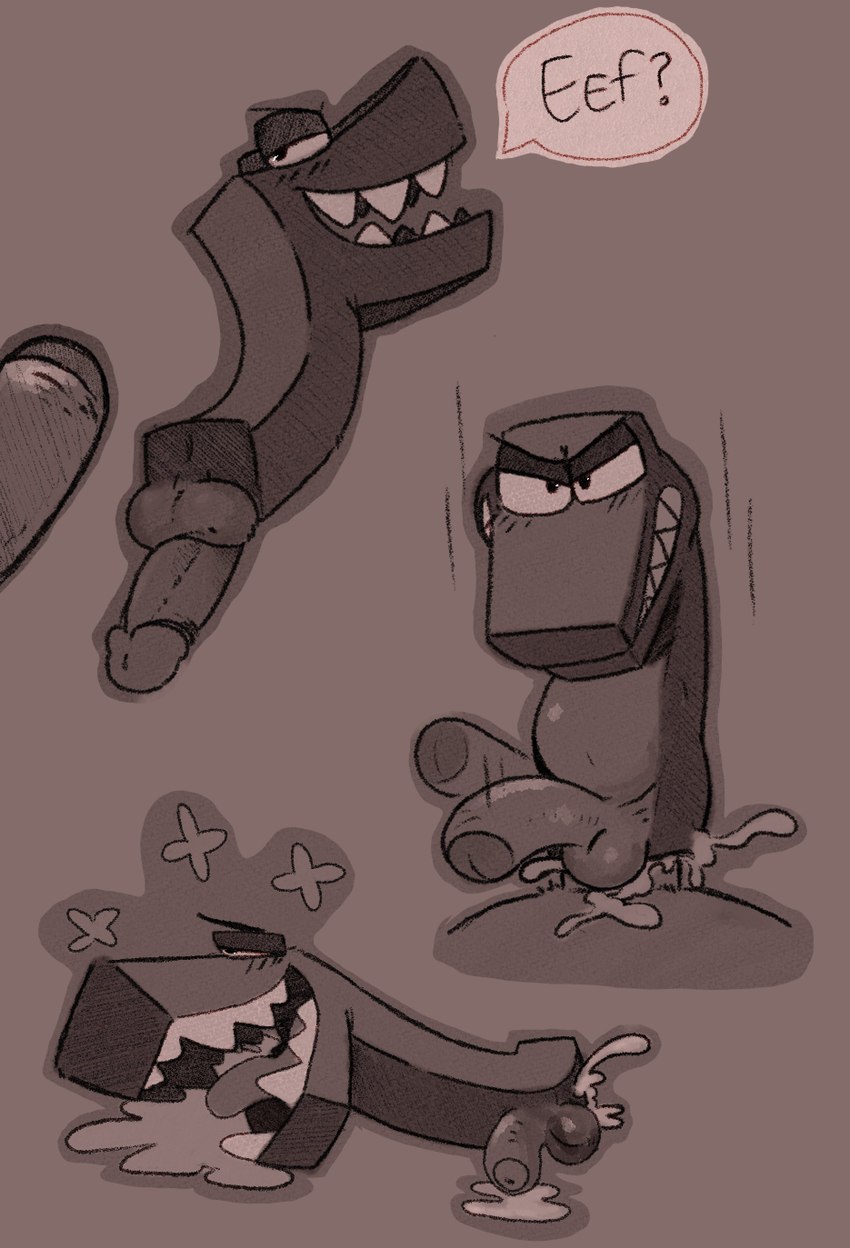 How to draw f from alphabet lore