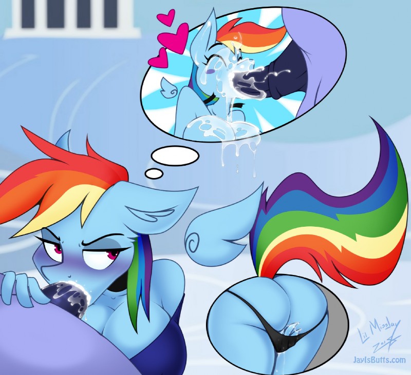 bow hothoof and rainbow dash (friendship is magic and etc) created by jrvanesbroek