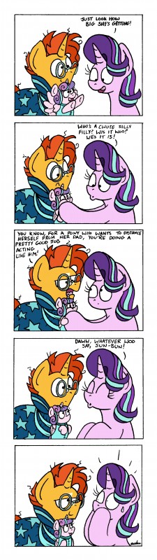 flurry heart, starlight glimmer, and sunburst (friendship is magic and etc) created by bobthedalek