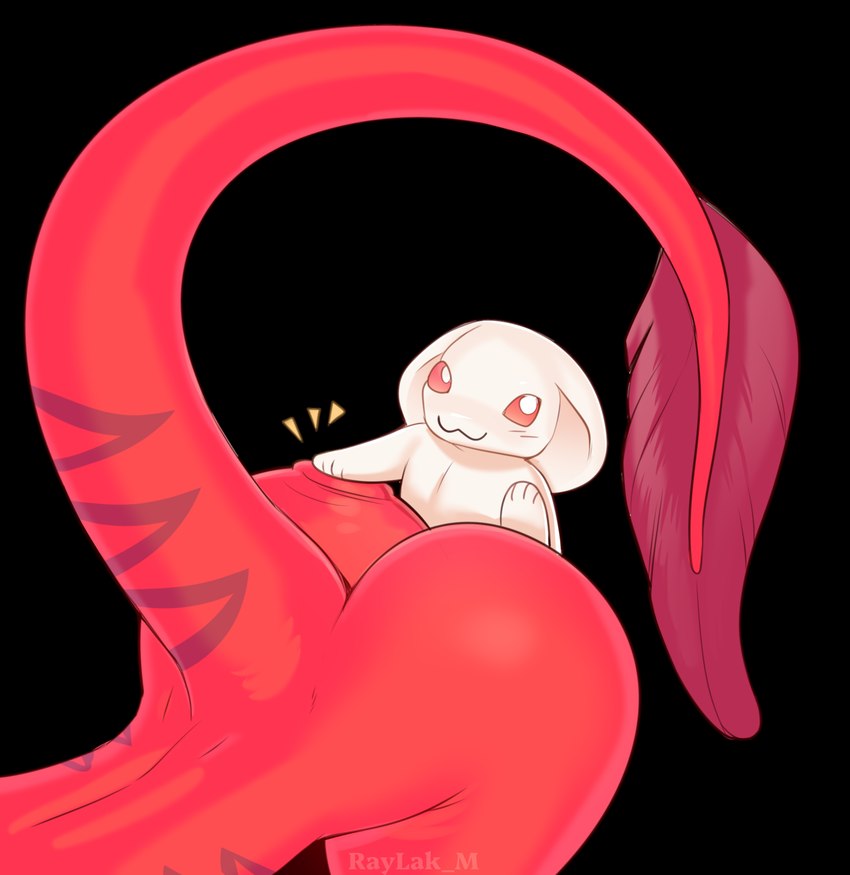 albino ambiguous_gender andromorph anthro big_butt butt butt_slap chibi duo huge_butt huge_thighs intersex long_tail male markings nude red_body simple_background size_difference slap solo_focus striped_markings stripes tail thick_thighs transparent_background white_body raylak_m mokki_(moky) ren_(remanedur) cobra elapid_(snake) fish king_cobra marine reptile scalie snake alpha_channel hi_res nonbinary_(lore)