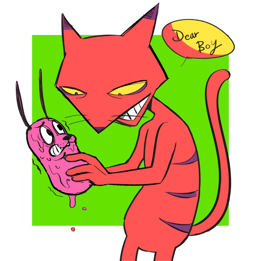 courage the cowardly dog and katz (courage the cowardly dog and etc) created by 13