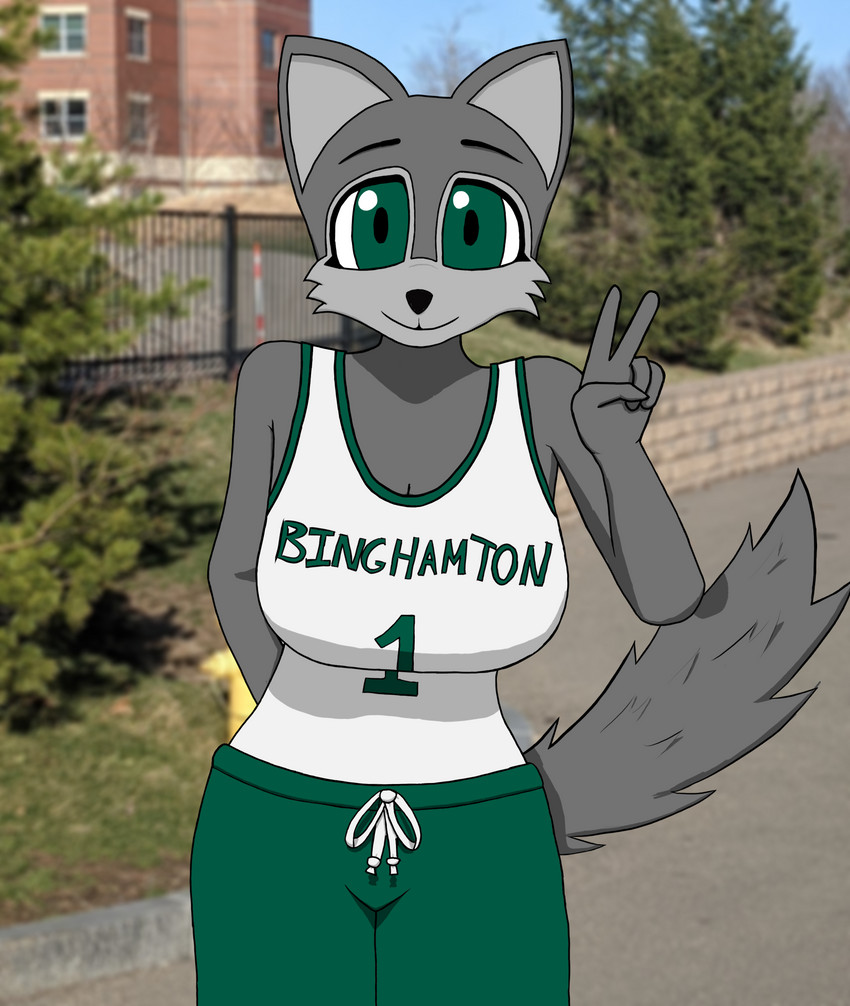 baxter bearcat (binghamton university) created by anonymous artist