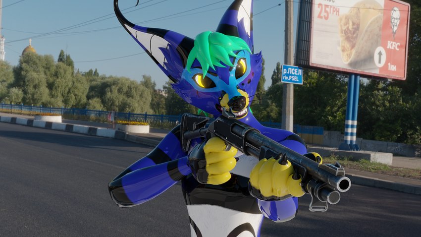 angry anthro gun male ranged_weapon solo spaghet weapon jorric crux 16:9 3d_(artwork) absurd_res digital_media_(artwork) hi_res huge_filesize widescreen