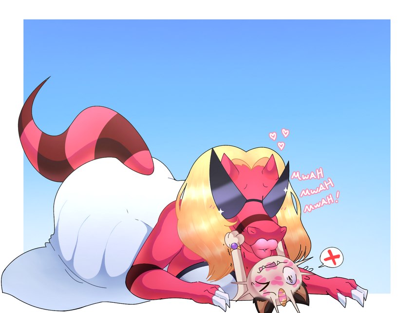 anthro between_breasts blonde_hair breasts duo female forced forced_kiss fusion hair kiss_mark kiss_on_lips kisses kissing kissy_face lips lipstick lipstick_fetish luscious_lips makeup male male/female pink_lips pink_lipstick pokemon_fusion ring size_difference smaller_male smothering thick_lips buttersita karen_(meme) nintendo pokemon crocodilian felid feline generation_1_pokemon generation_5_pokemon jynx krookodile mammal meowth pokemon_(species) reptile scalie hi_res