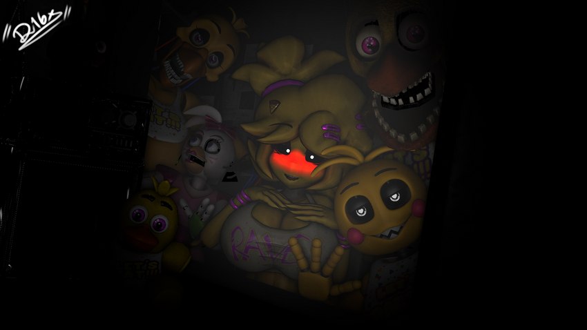 beak belly big_breasts blush blush_lines breasts female group inviting looking_at_another looking_at_viewer machine plushie poster teeth thick_thighs toothed_beak cryptiacurves default16x five_nights_at_freddy's five_nights_at_freddy's:_security_breach five_nights_at_freddy's_2 fredina's_nightclub scottgames steel_wool_studios chica_(cally3d) chica_(fnaf) chiku_(cryptiacurves) glamrock_chica lovetaste_chica toy_chica_(fnaf) withered_chica_(fnaf) avian bird chicken galliform gallus_(genus) humanoid phasianid robot 16:9 2024 3d_(artwork) digital_media_(artwork) hi_res source_filmmaker_(artwork) widescreen