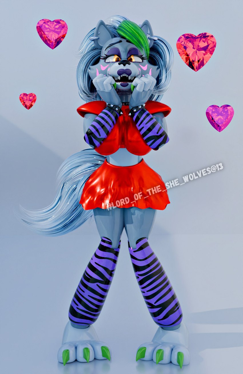 roxanne wolf (five nights at freddy's: security breach and etc) created by lordwolf