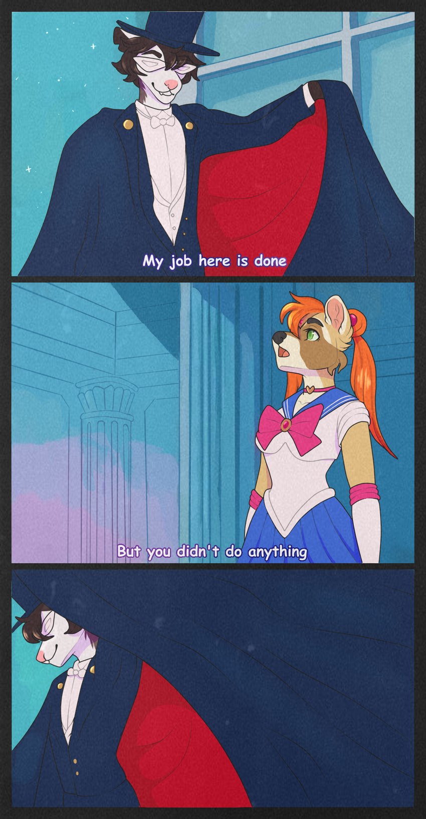 sailor moon and tuxedo mask (sailor moon (series) and etc) created by juneaupaws