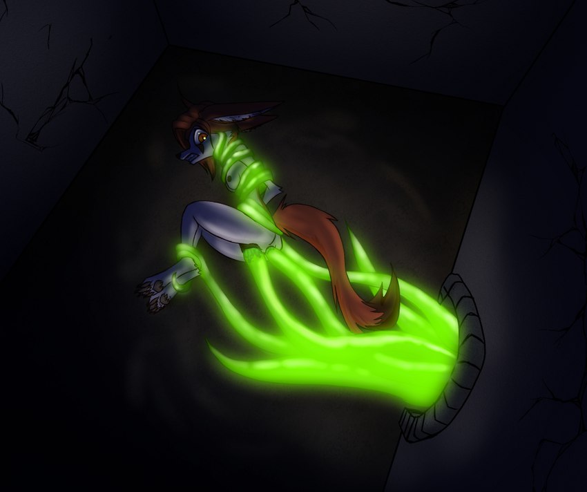 anal anal_penetration animal_genitalia animal_pussy ankle_grab anthro arm_grab barefoot bodily_fluids breasts canine_genitalia canine_pussy claws dark dark_nipples dipstick_tail dungeon feet female forced genital_fluids genitals glowing glowing_tentacles immobilization inner_ear_fluff leg_grab lifted markings neck_grab nipples nude pawpads penetration pupils pussy rape restrained restrained_by_tentacles sex side_view slit_pupils solo tail tail_markings tentacle_in_ass tentacle_in_pussy tentacle_penetration tentacle_rape tentacle_sex tentacles toe_claws tuft vaginal vaginal_penetration white_body shellyghast maxine_belshatzzar canid canine fennec_fox fox mammal tentacle_creature true_fox digital_media_(artwork) full-length_portrait portrait