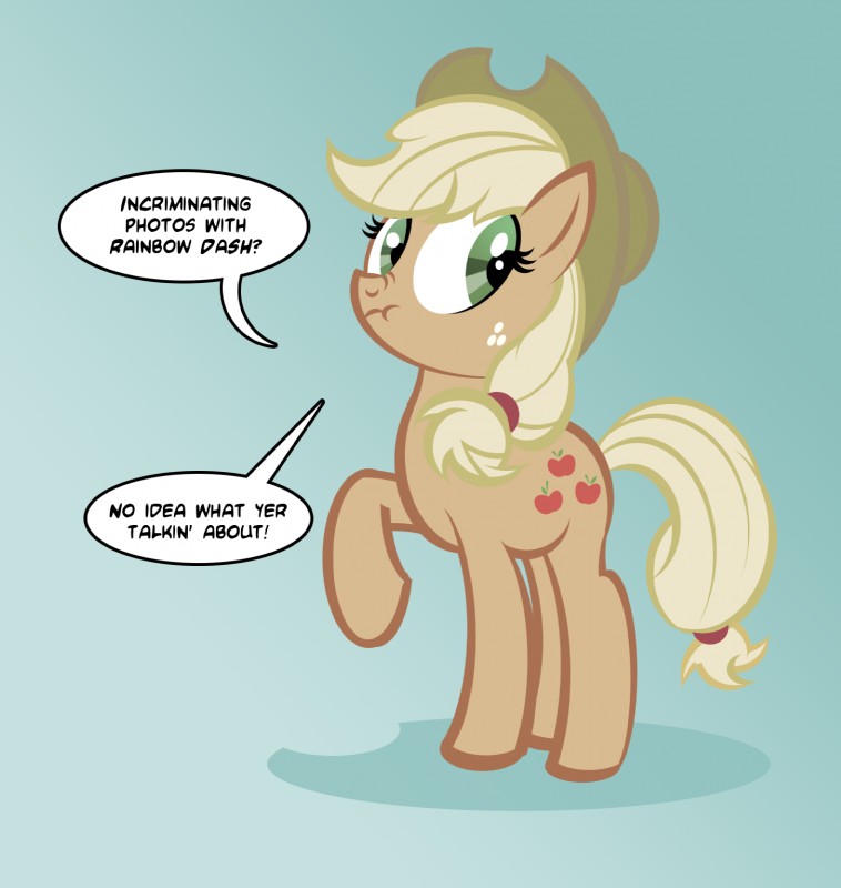 applejack (friendship is magic and etc) created by pixelkitties