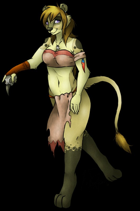 anthro bone bottomwear breasts cleavage clothed clothing ear_piercing female fur hair jewelry loincloth looking_at_viewer midriff navel necklace piercing purple_eyes simple_background skimpy skull smile solo transparent_background tribal queenkami domestic_cat felid feline felis mammal 2014 alpha_channel hi_res