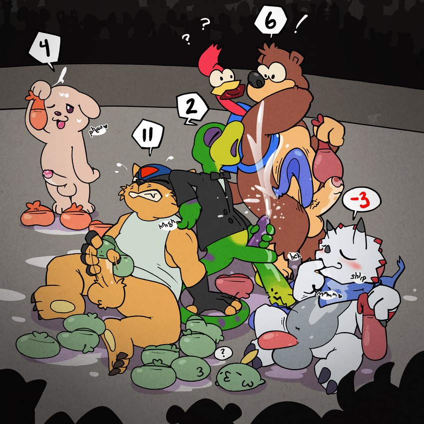 banjo, bop, chance furlong, gex the gecko, and kazooie (banjo-kazooie and etc) created by argon vile